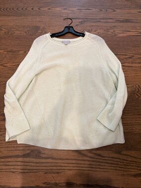 Pure collection cashmere Light Mint Crewneck Sweater